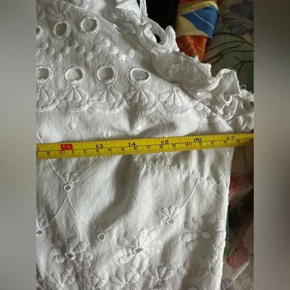 Kate Spade White Floral Eyelet Dress - Picture 14 of 15